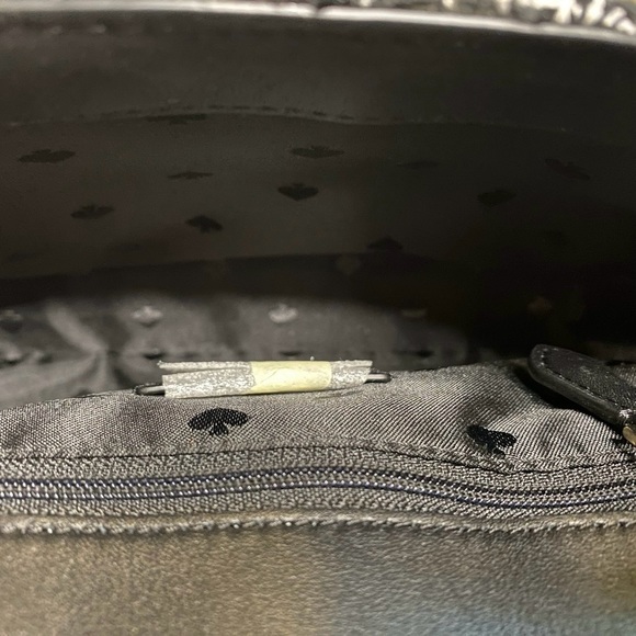 Kate Spade Natalia Tweed Medium Flap Front Chain Strap Shoulder Bag - Picture 10 of 13